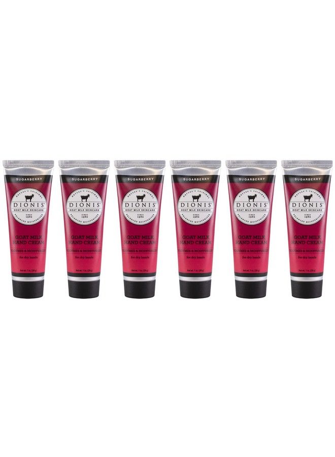 Goat Milk Skincare Sugarberry Scented Hand Cream (1 Oz) Set Of 6 Made In The Usa Crueltyfree And Parabenfree