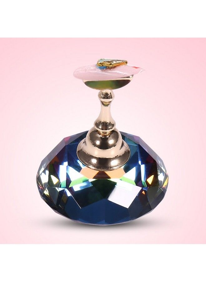 Nail Tips Stand Holder Nail Art Display Stand Magnetic Nail Stand Alloy Nail Art Display Base For Nail For Nail Art Equipment Art Design(Colorful Diamond Crystal)