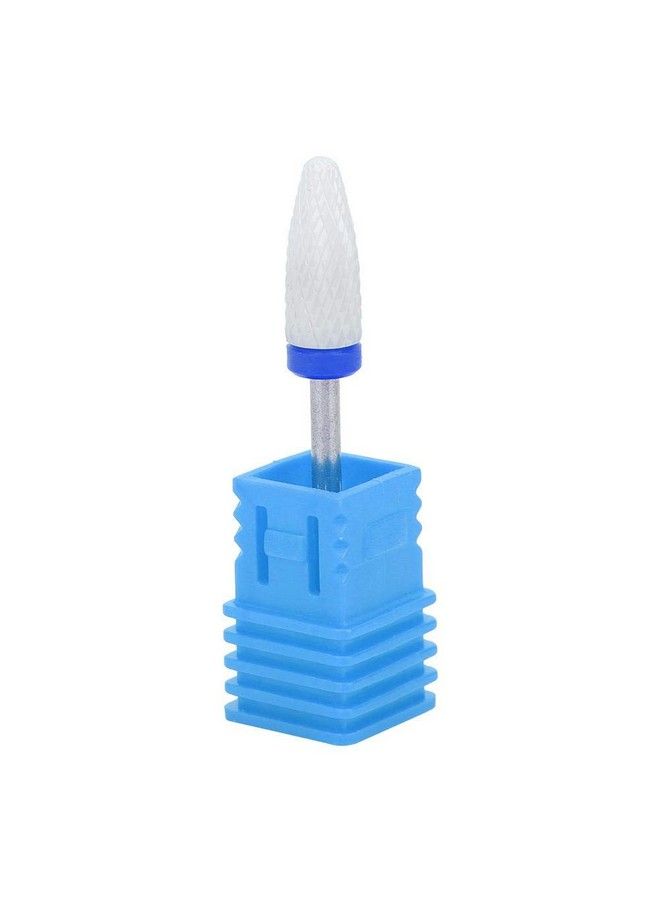 Ceramic Nail Drill Bit Cornheadshape Professional Grinding Head For Nail Polishing(Blue)