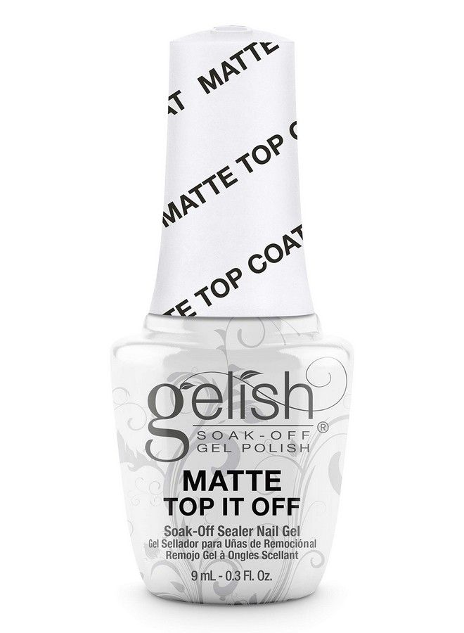 Mini Matte Top It Off Sealer Gel Top Coat Led Gel Polish Matte Top Coat Top Coat For Gel Nails 0.3 Oz.