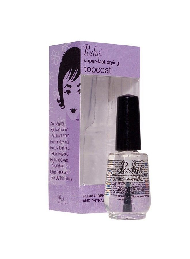 Super Fast Drying Top Coat 0.5 Fluid Ounce