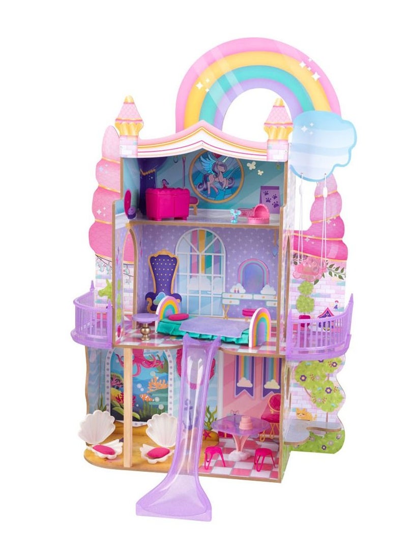 Kidkraft Rainbow Dreams Unicorn Mermaid Dollhouse