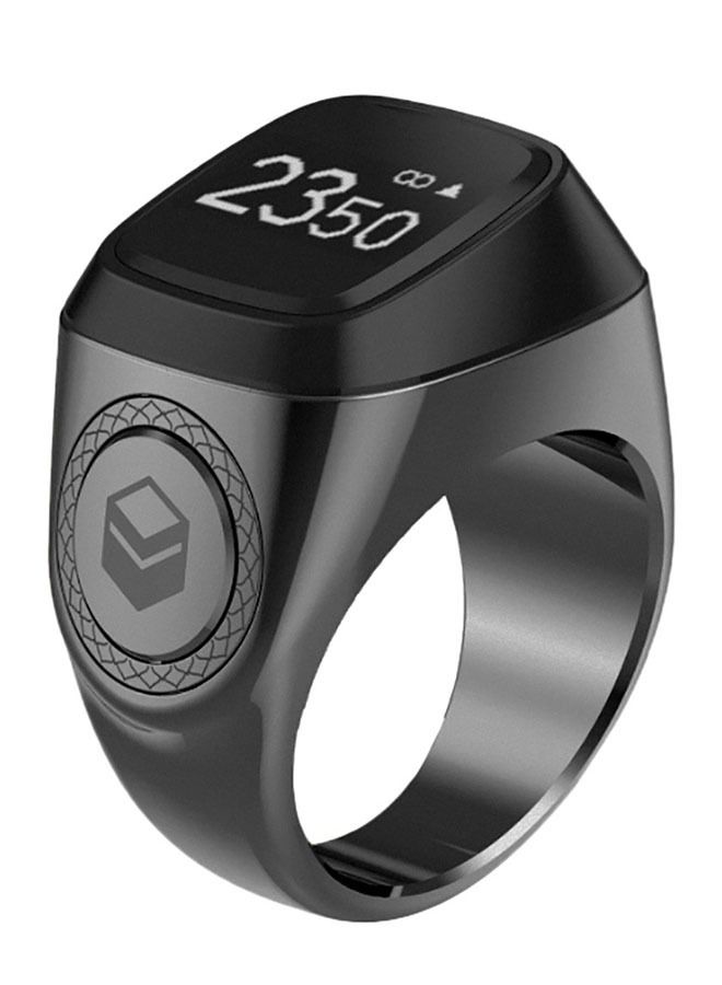Smart Tasbih Zikr Metal Ring 22 MM Space Grey
