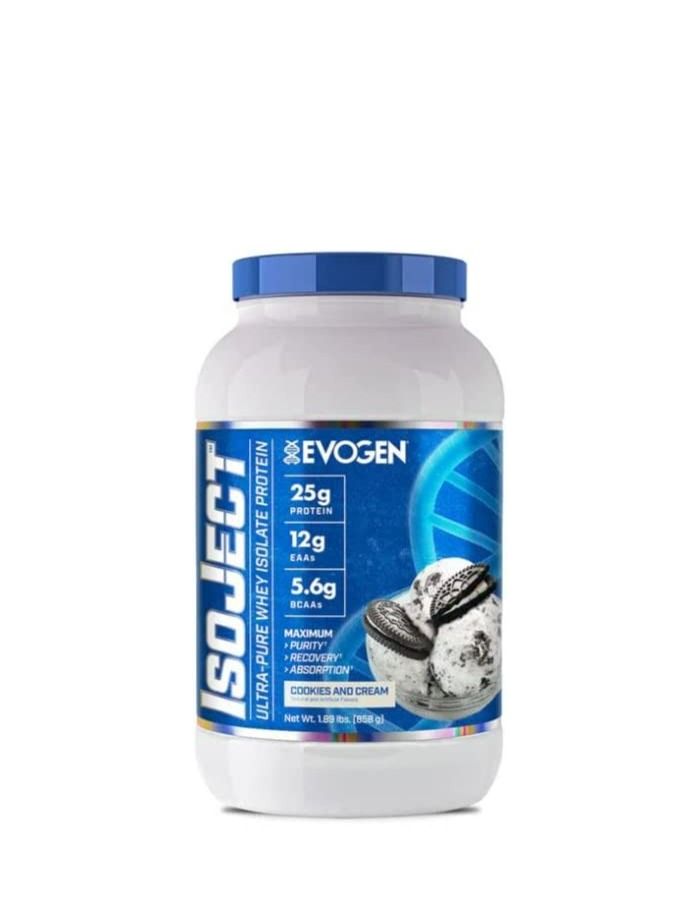 Epogen Isoject Ultra-Pure Whey Isolate Protein Cookies & Cream 26 Servings 858g