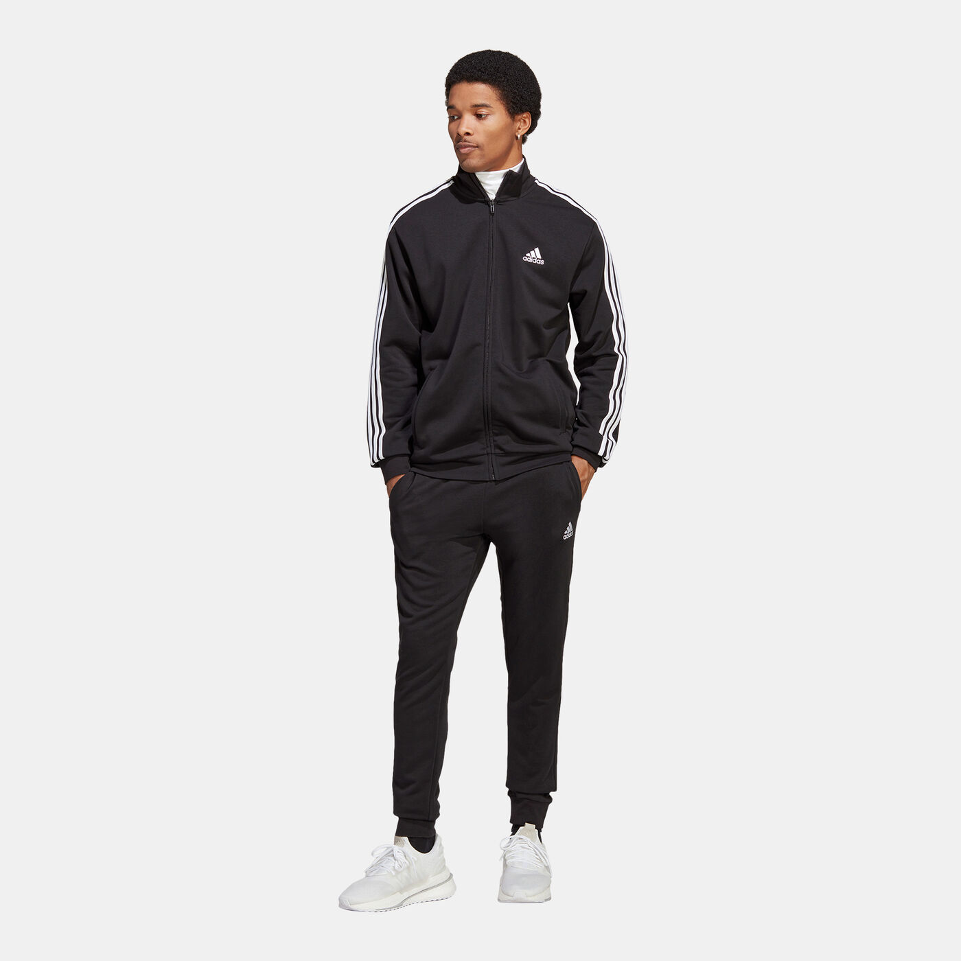 Men's Basic 3-Stripes French Terry Tracksuit