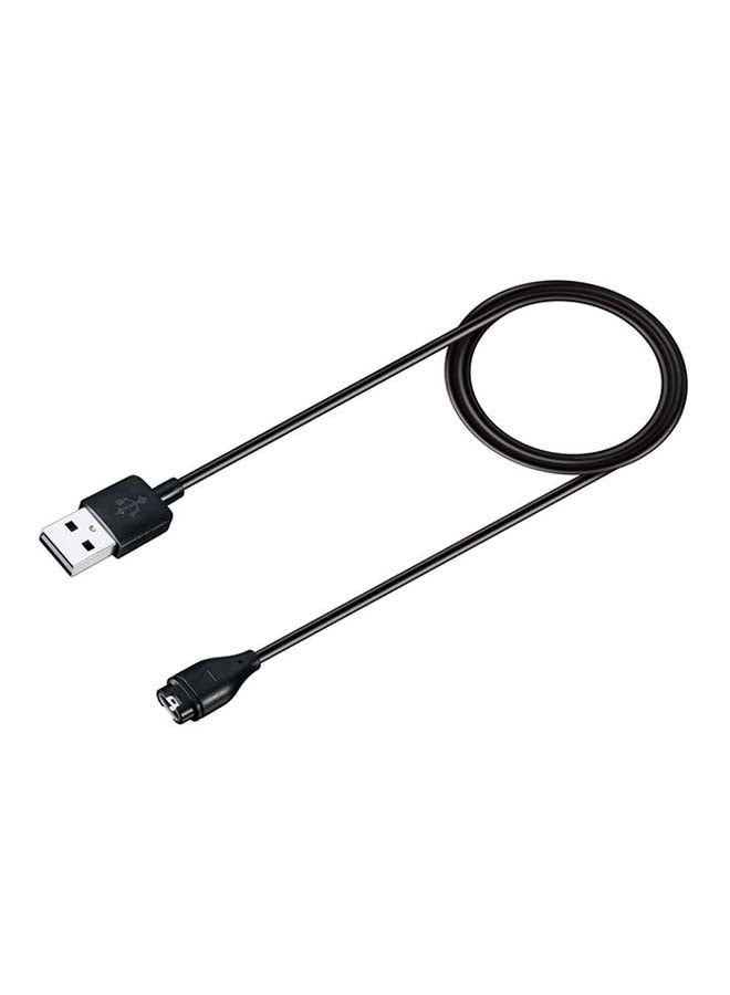Replacement USB Data Sync Charging Cable Wire Cord for Garmin Vivoactive 3 Black