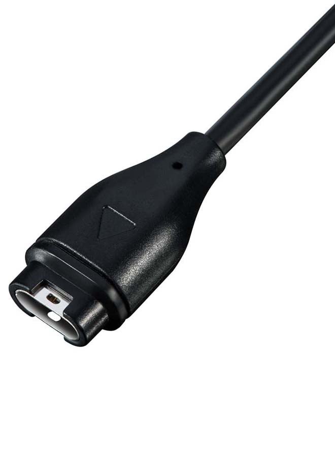 Replacement USB Data Sync Charging Cable Wire Cord for Garmin Vivoactive 3 Black