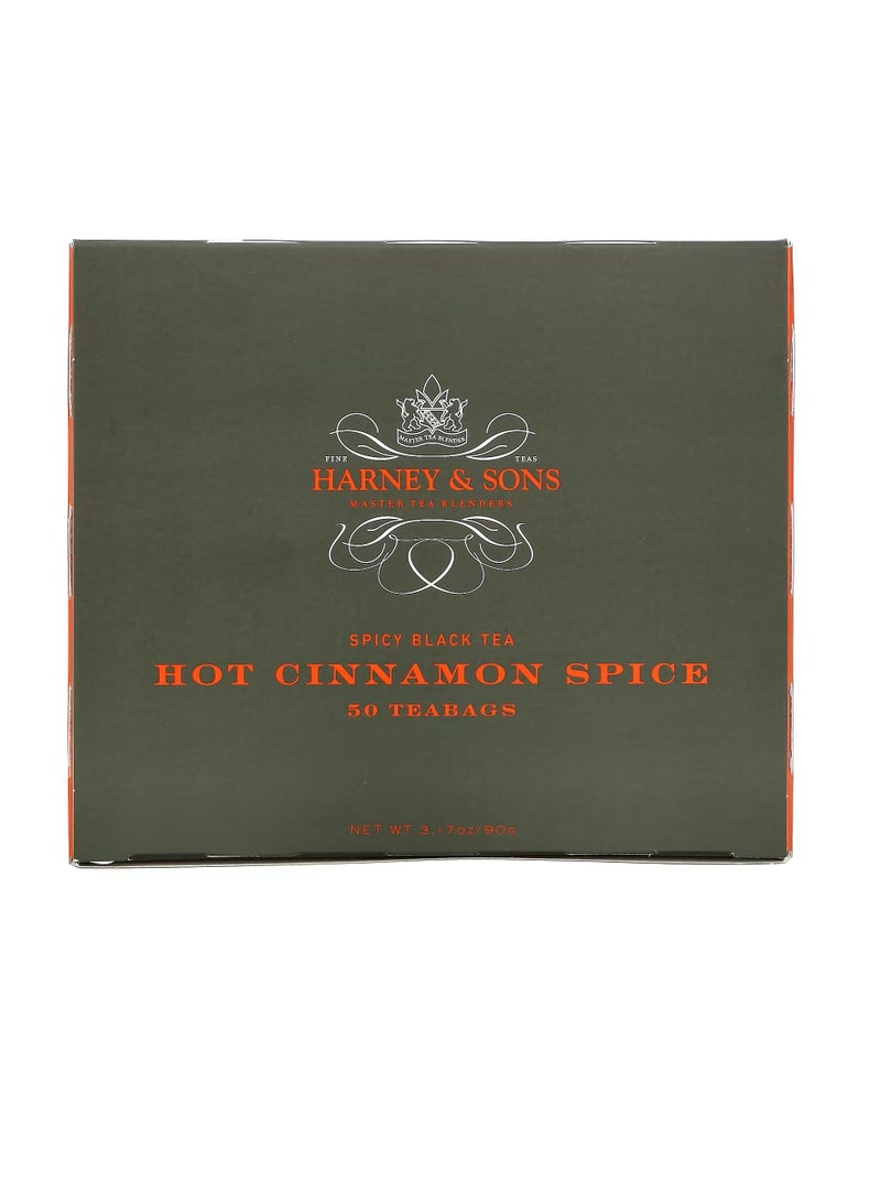 Spicy Black Tea Hot Cinnamon Spice 50 Tea Bags