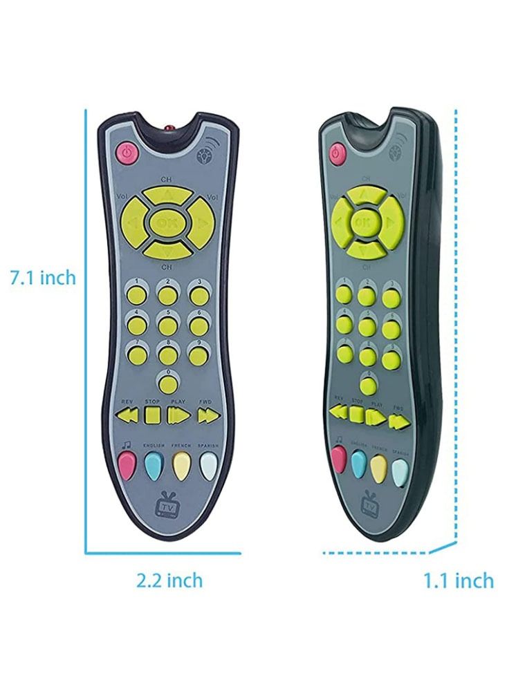 Musical Remote Control Multicolored For Kids Durable And Unique Design