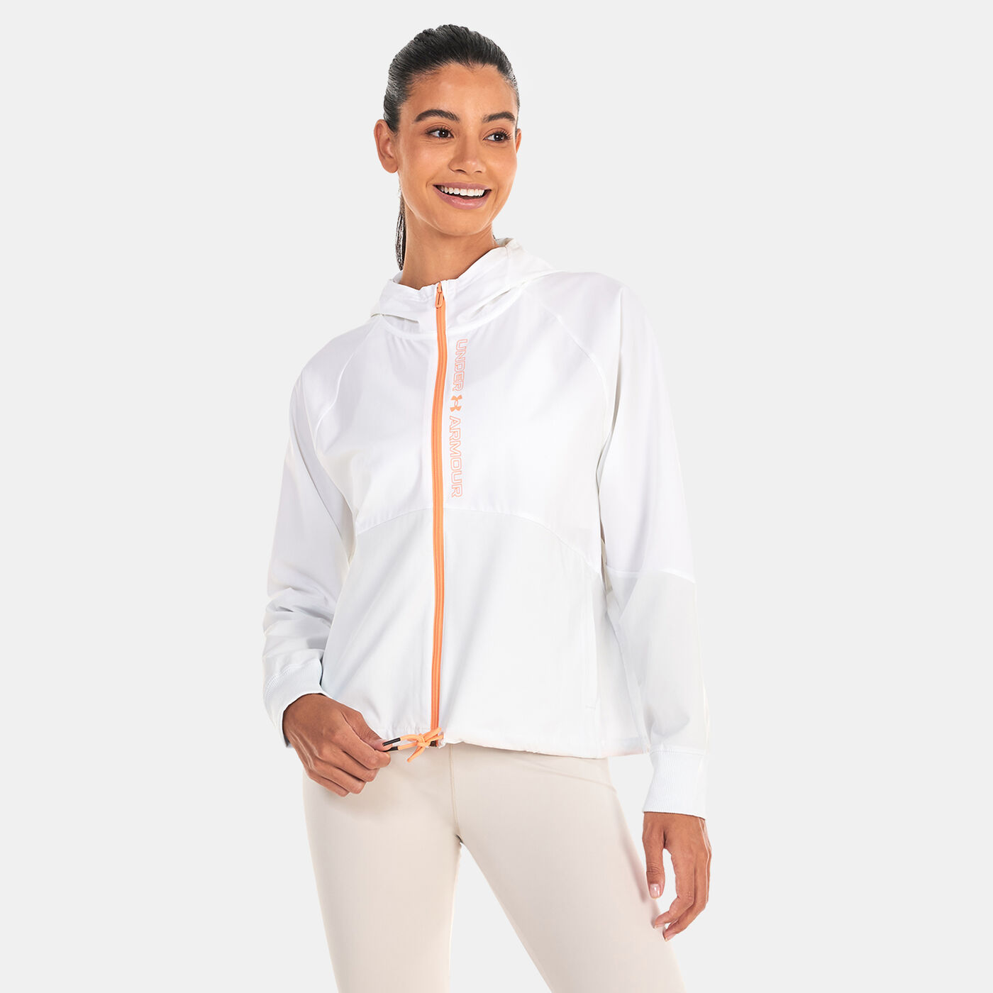 Women's UA Woven Full-Zip Jacket