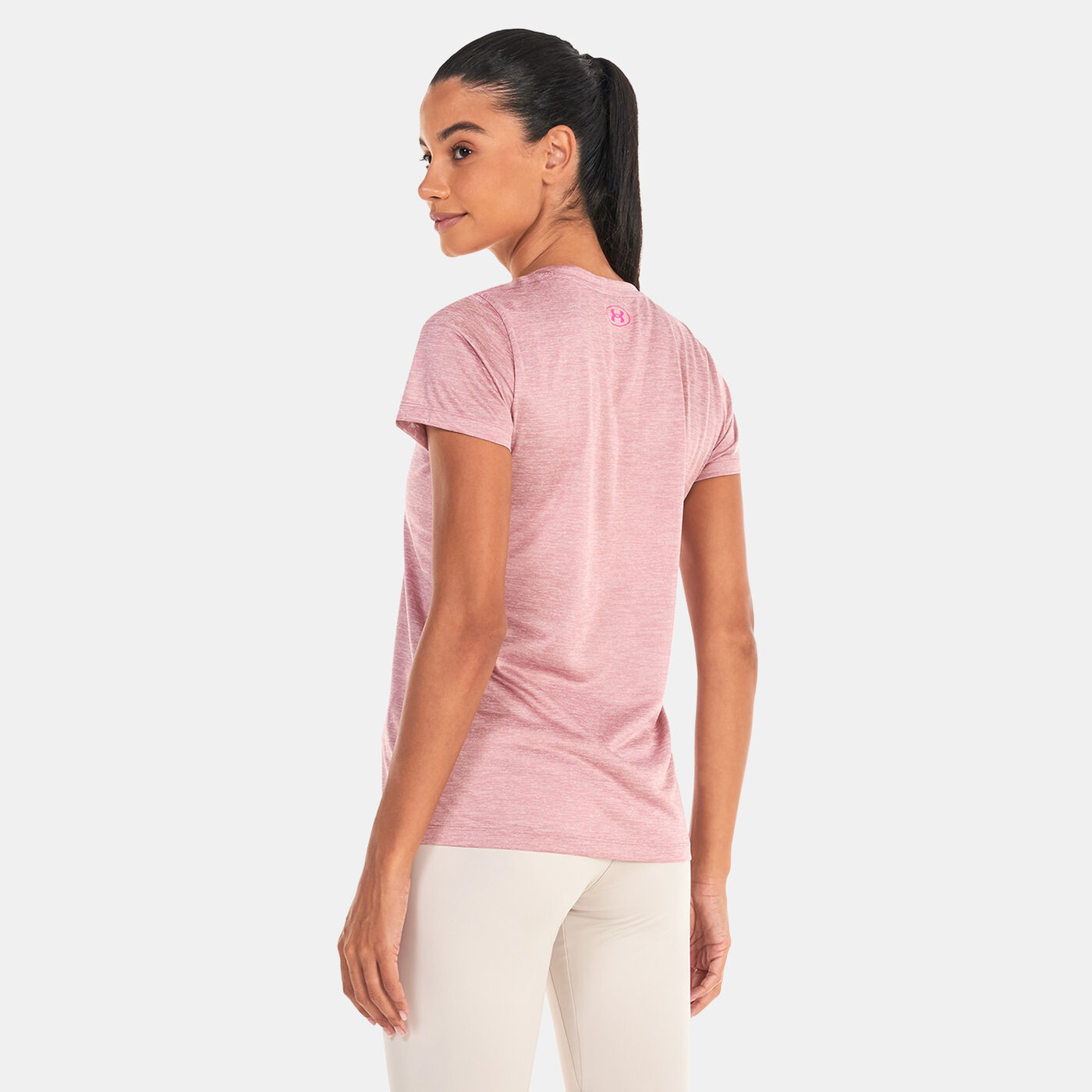 Women's UA Tech™ Twist Graphic V-Neck T-Shirt