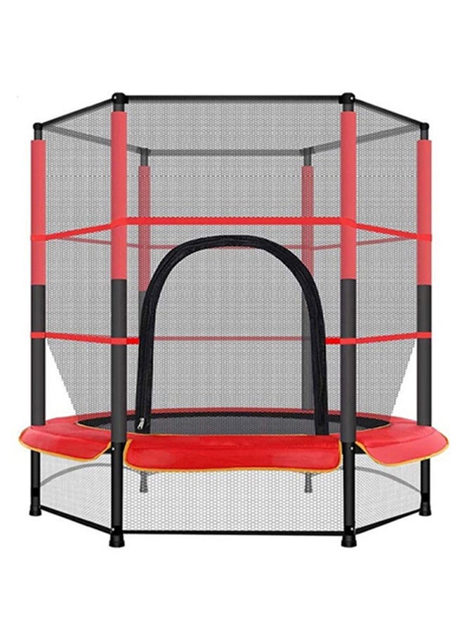 5.5ft Jumping Trampoline With Safety Net 75.5x27x18cm