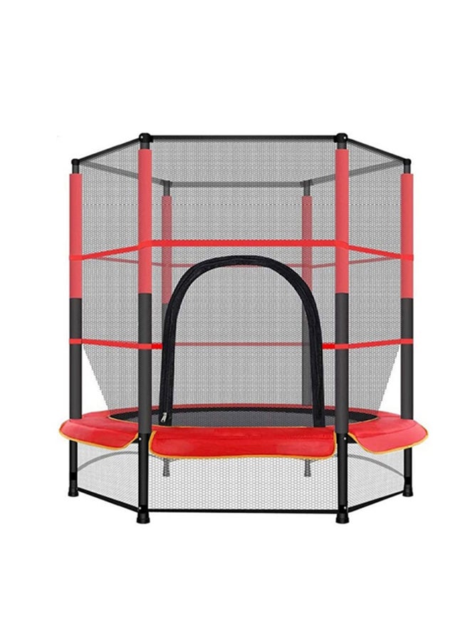 5.5ft Outdoor Jumping Enclosured Trampoline 140x140x160cm