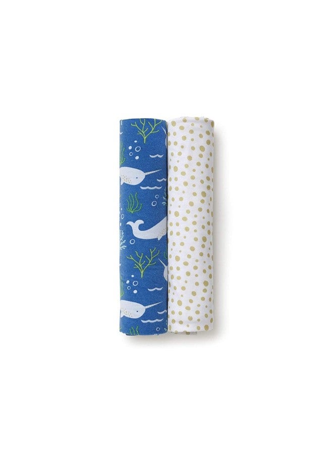 2-Piece Breathable Active Swaddle Blanket