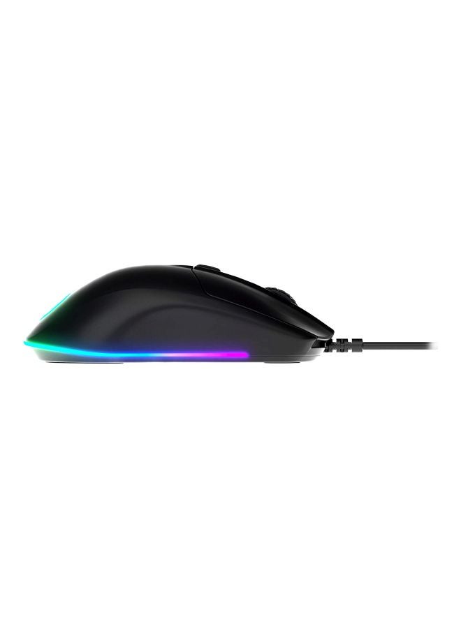 Rival 3 Gaming Mouse, 8,500 CPI TrueMove Core Optical Sensor, 6 Programmable Buttons, Split Trigger Buttons, Brilliant Prism RGB Lighting | 62513