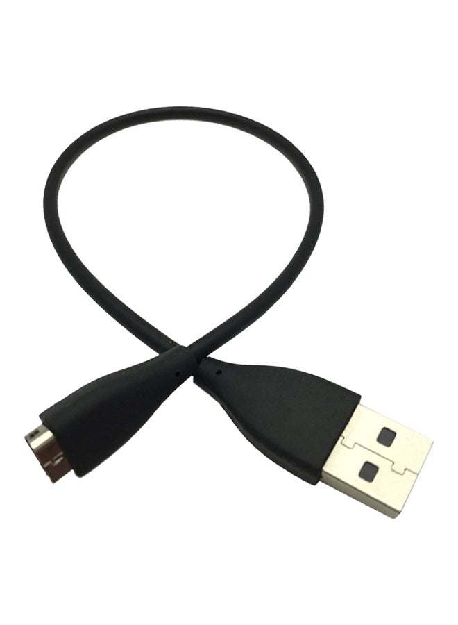 USB Data Charging Cable 30centimeter Black