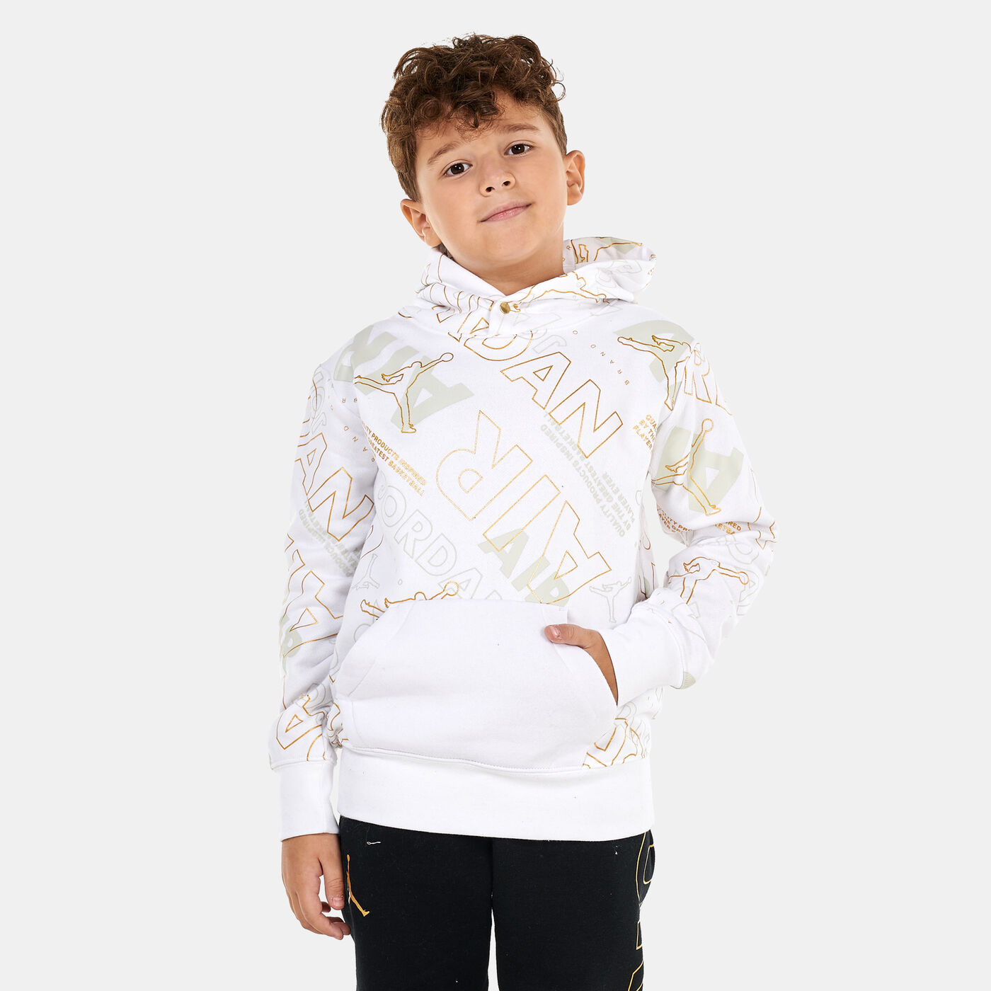 Kids' Holiday Shine Air Allover Print Pullover Hoodie