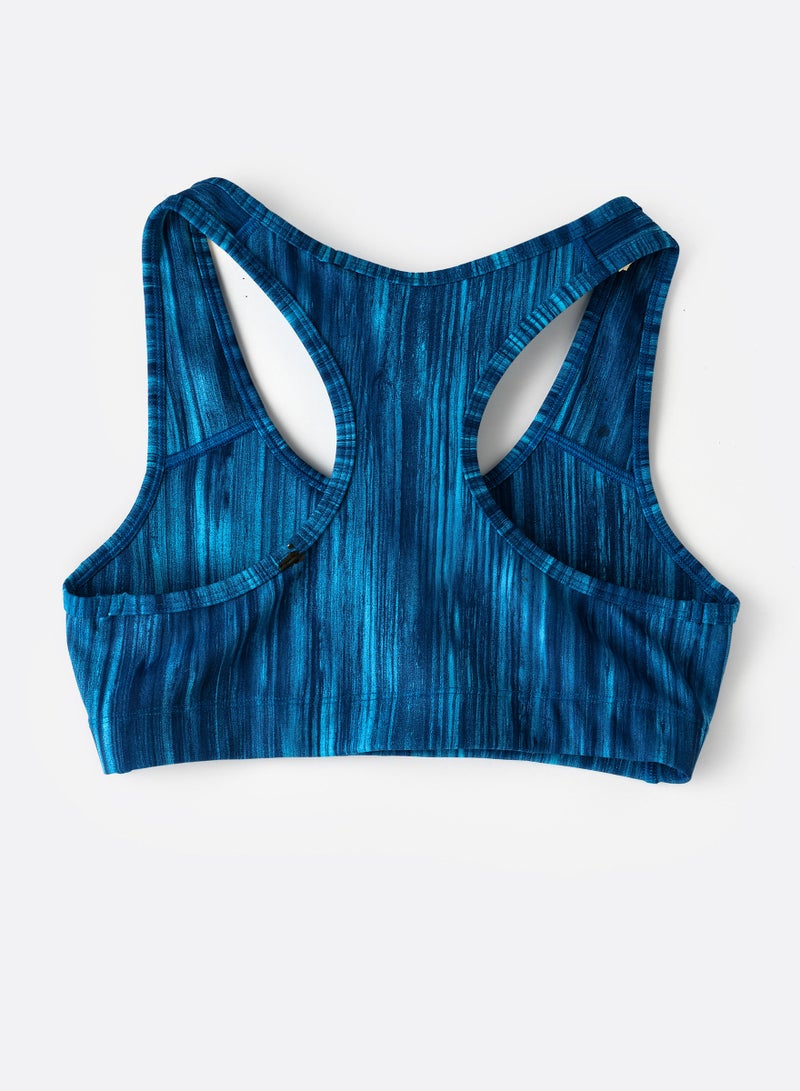 Sports Racerback Crop Top Teal