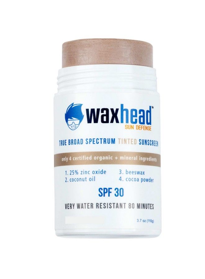 Waxhead Reef Safe Sunscreen Stick Tinted Sunscreen For Face Biodegradable Sunscreen Protector Solar Para La Cara Sun Screen Protector For Face Waterproof Kids Sunscreen Non Nano Zinc Oxide