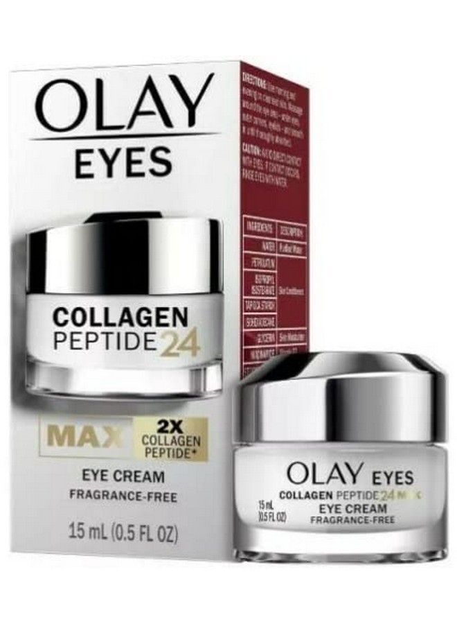 Eyes Collagen Peptide 24 Max Fragrance Free Eye Cream 05 Oz