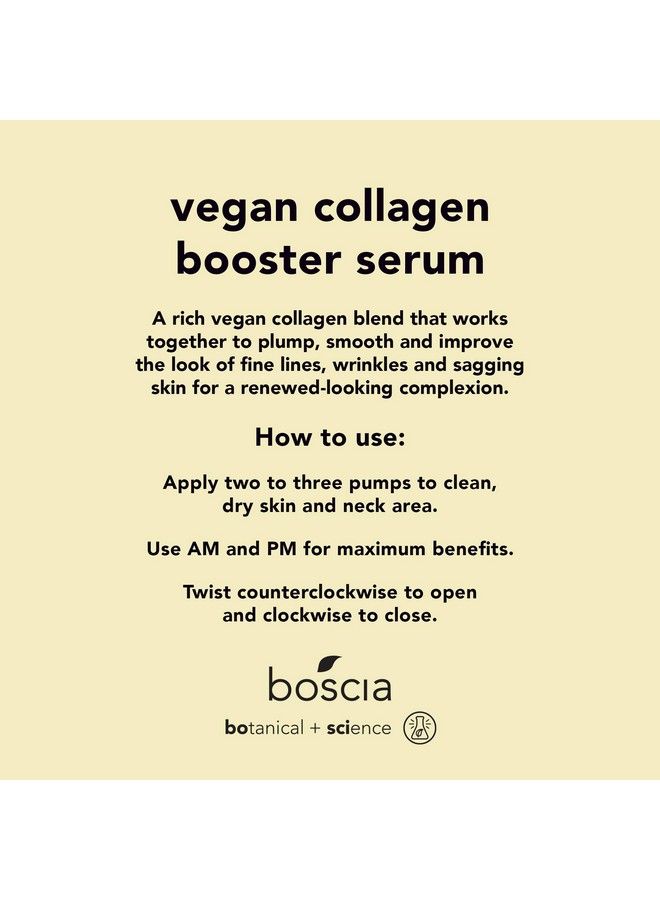 Vegan Collagen Booster Serum 1 Fl Oz