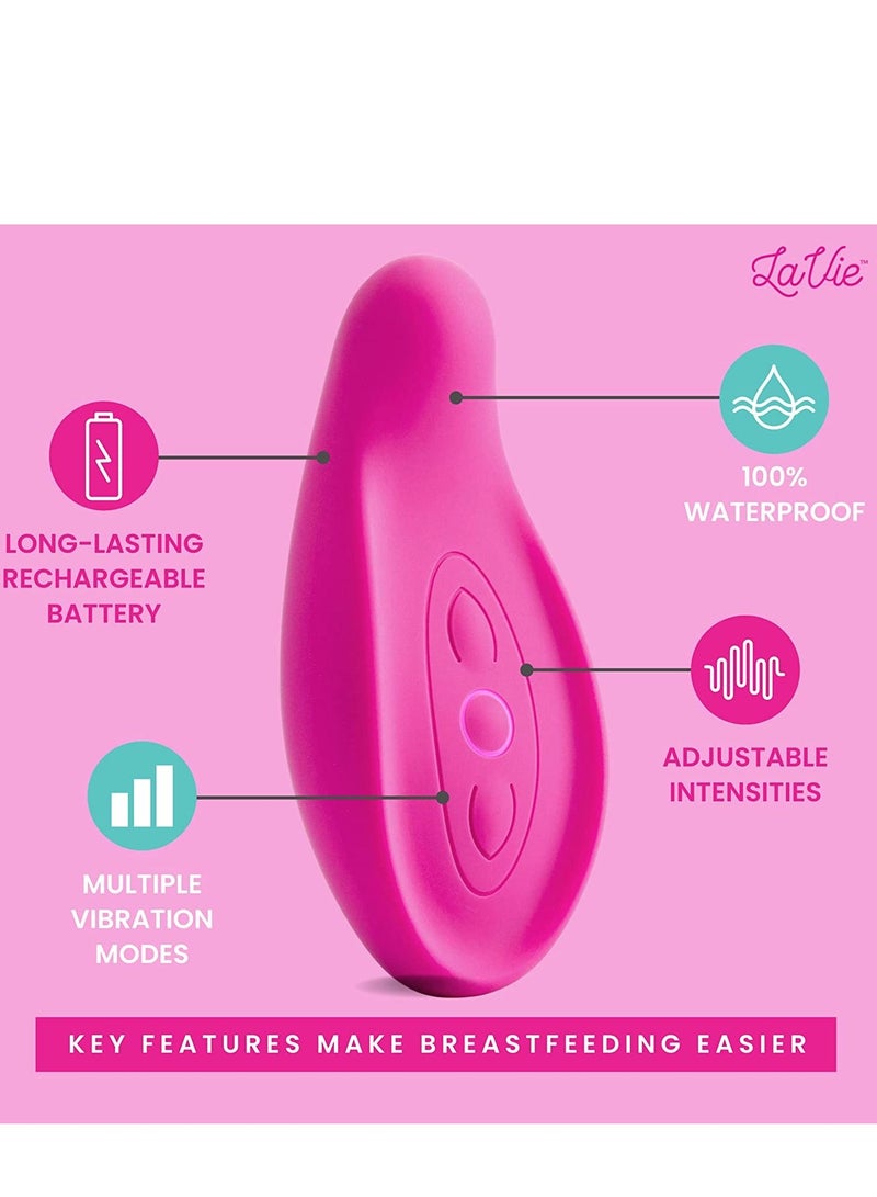 Lactation Massager For Breast Feeding Mothers Pumping Support For Clogged Ducts Milk Flow