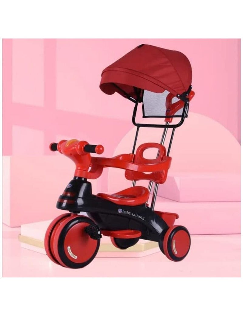 Ntech Child Tricycle 3 to 5 Years Baby Tricycle Baby 3 Wheels Tricycle Bike Plastic Baby Tricycle
