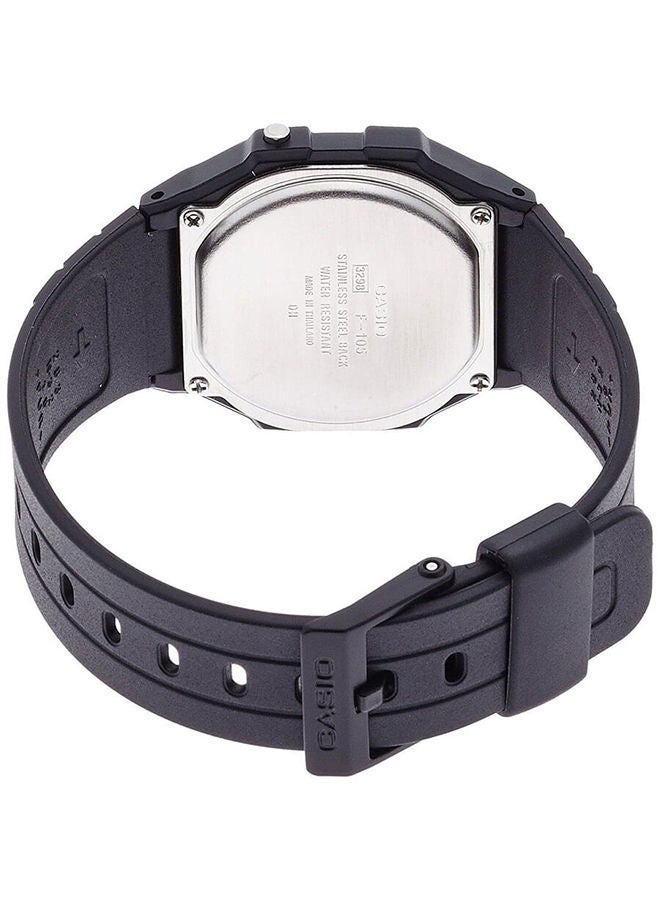 Resin Digital Wrist Watch F-105W-1ADF