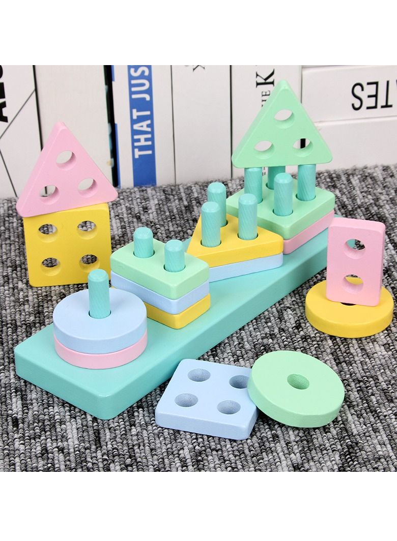 Factory Price - Macaron Wooden Rectangle Shape