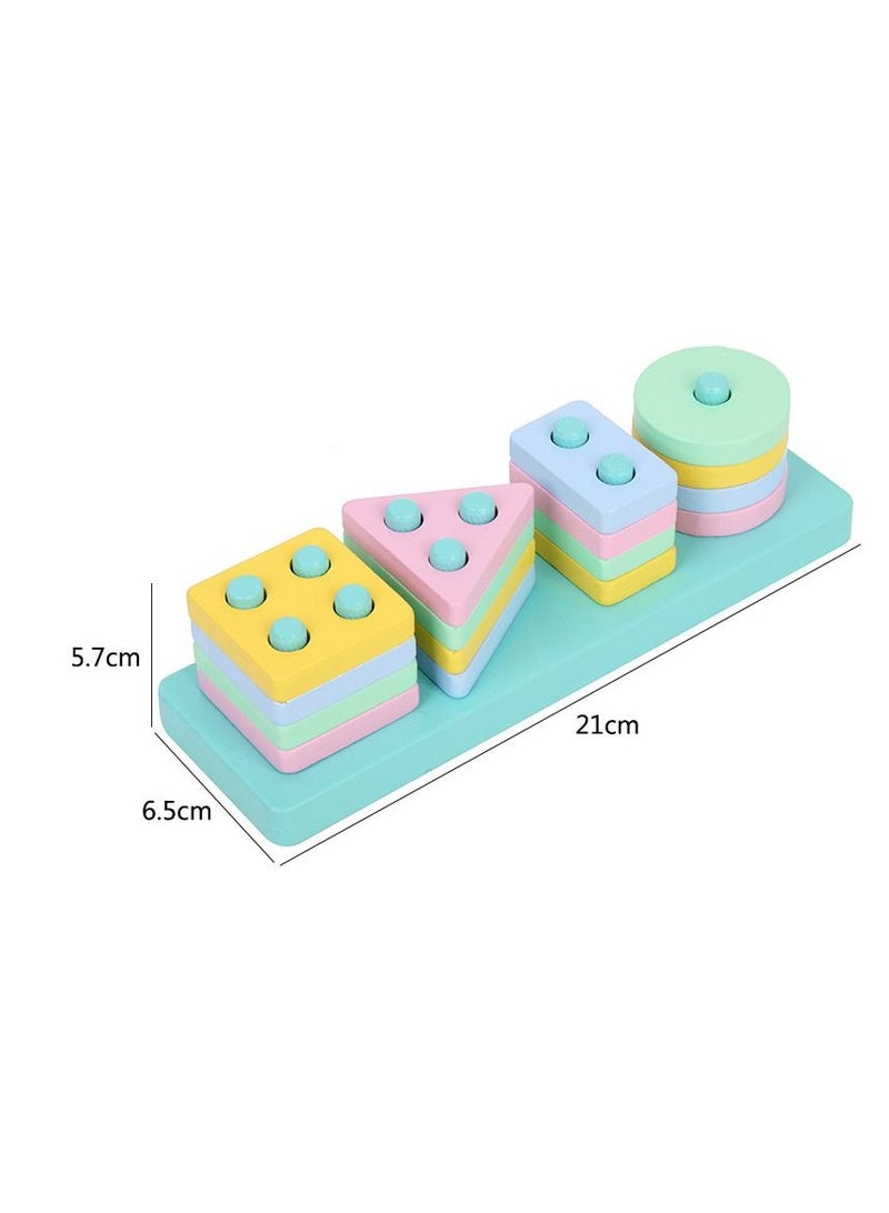 Factory Price - Macaron Wooden Rectangle Shape