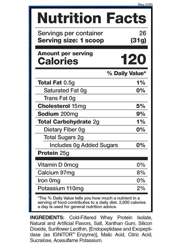 Isoject Protein Smores 26 Servings 910g