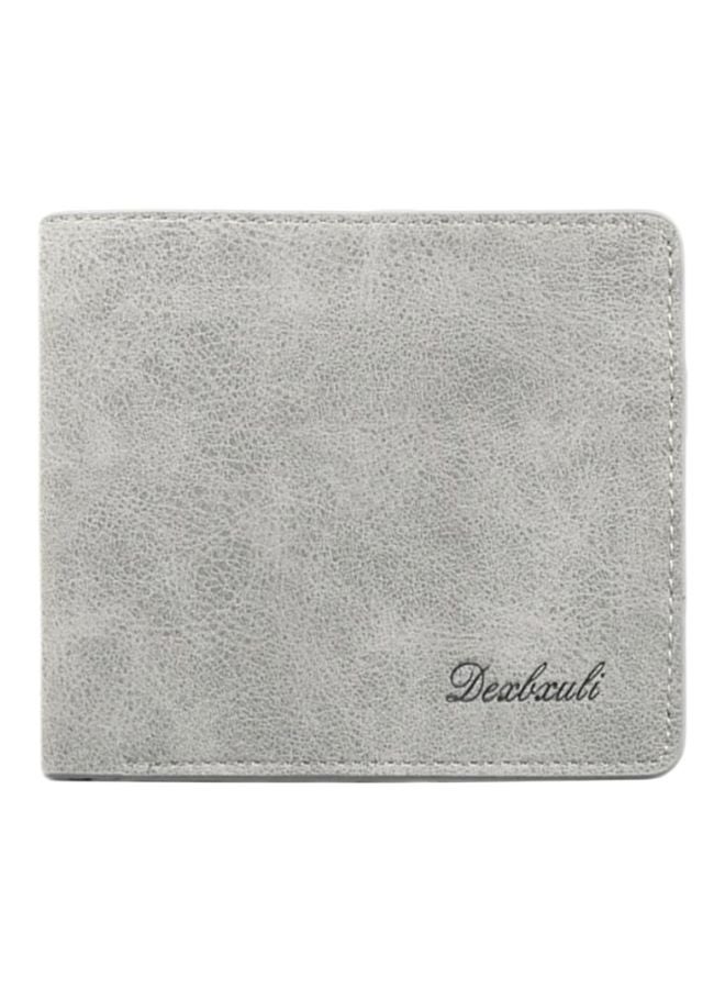 Vintage Bifold Wallet Light Grey