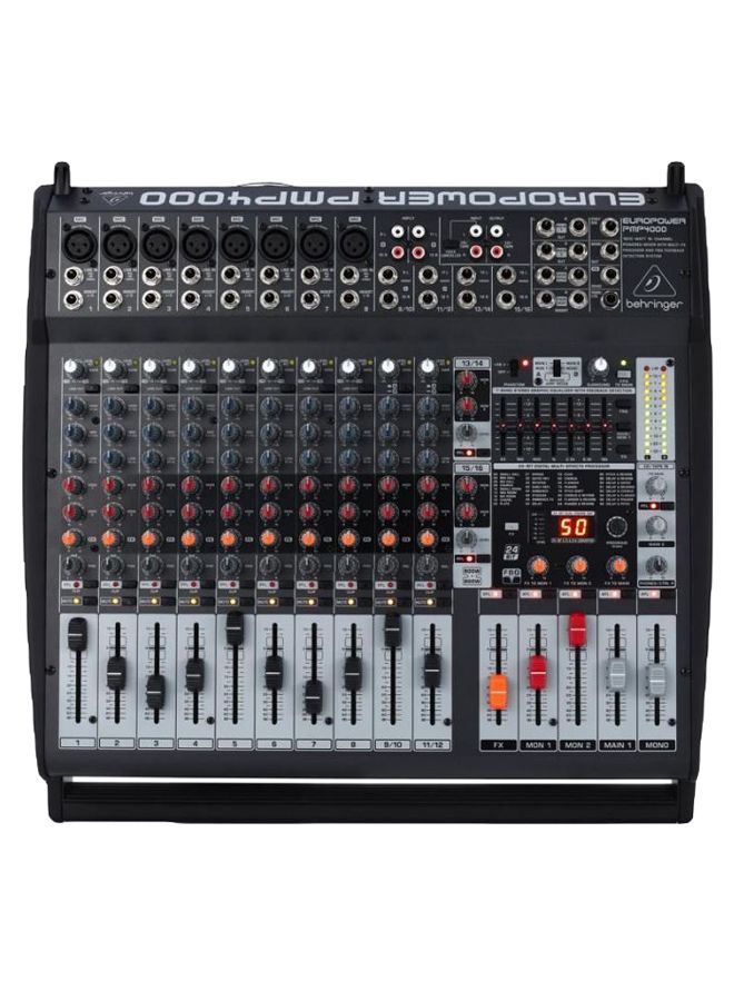 16-Channel Multi-FX Processor Powered Mixer PMP4000 Black