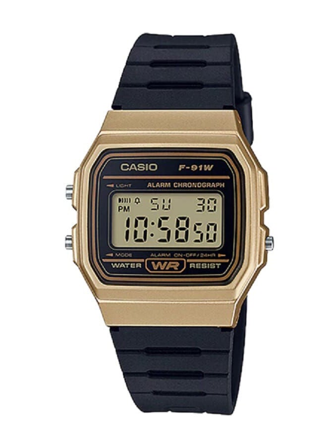 Resin Digital Wrist Watch F-91WM-9ADF