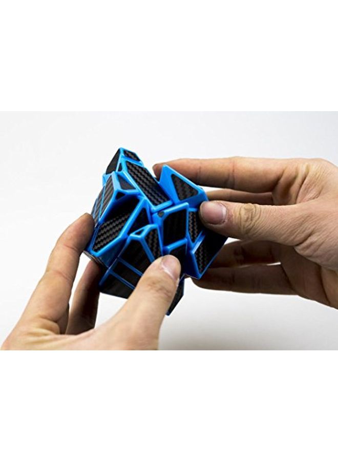 Ghost 3X3 Blue Magic Cube 3X3 Ghost 3X3X3 Speed Cube With Black Carbon Fiber Stickers