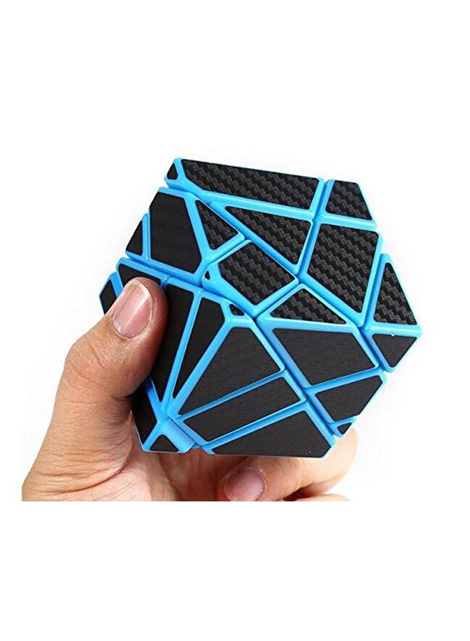 Ghost 3X3 Blue Magic Cube 3X3 Ghost 3X3X3 Speed Cube With Black Carbon Fiber Stickers