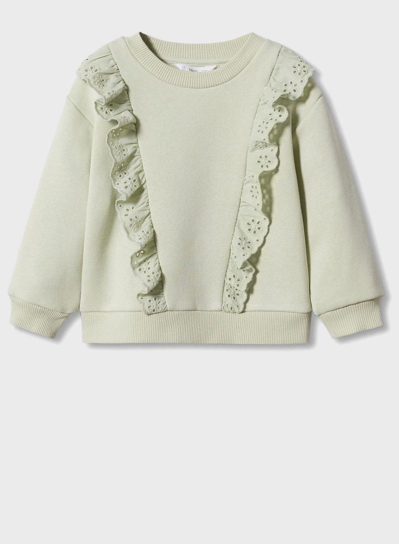 Infant Ruffle Detail Sweatshirt