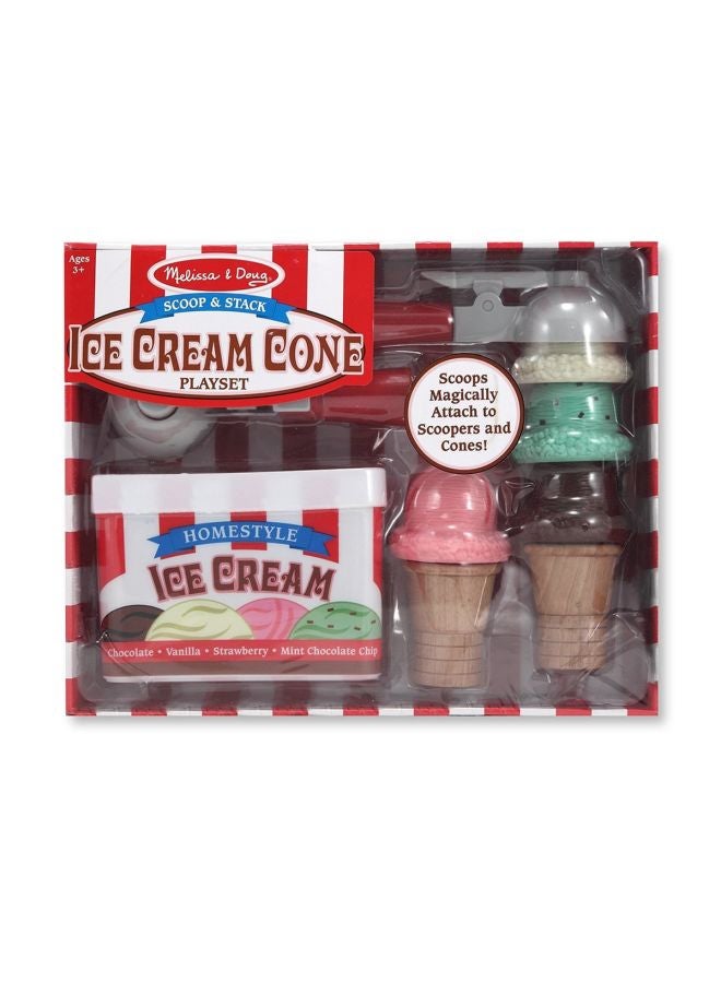 Scoop And Stack Ice Cream Cone Playset