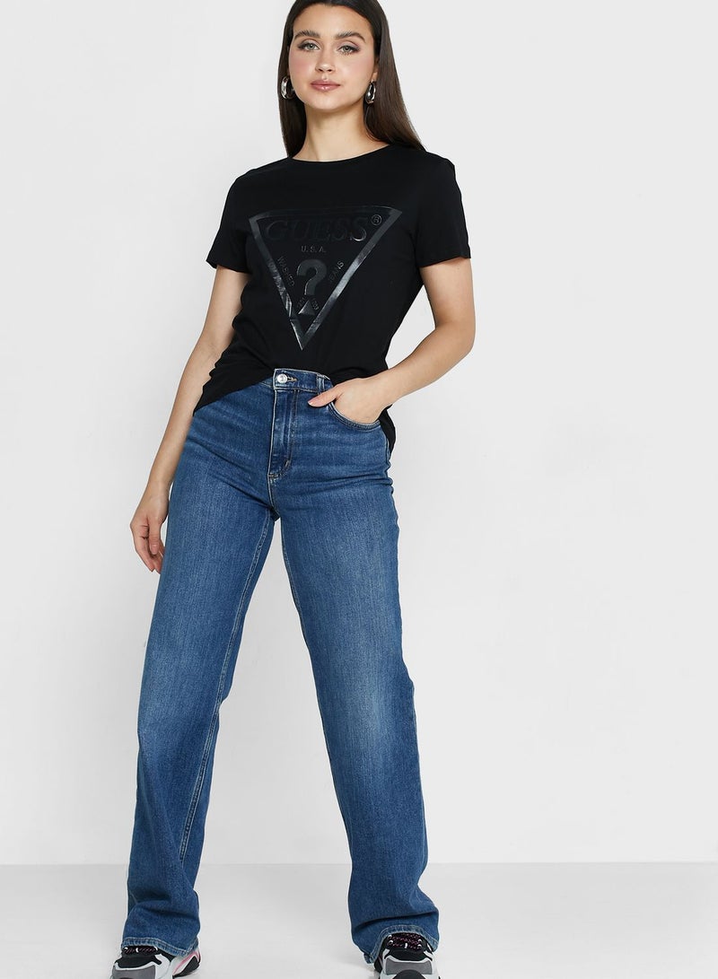 Crew Neck Logo T-Shirt