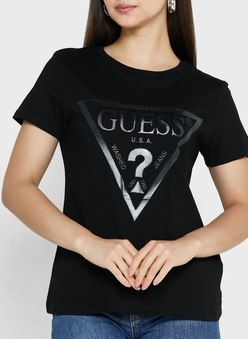 Crew Neck Logo T-Shirt