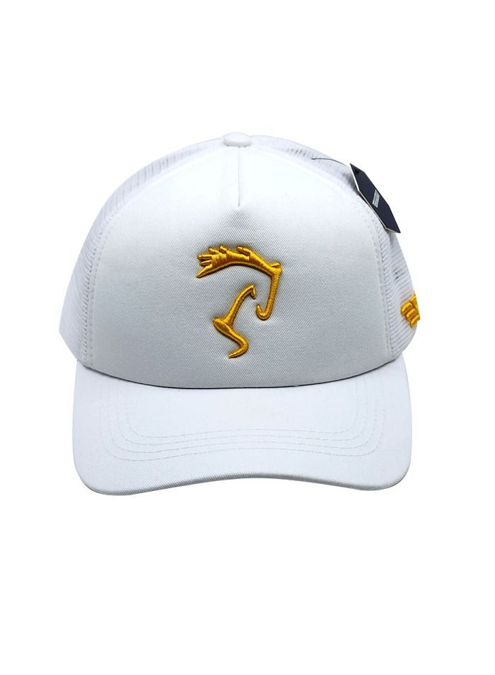 White Horse Yellow Logo Headcap