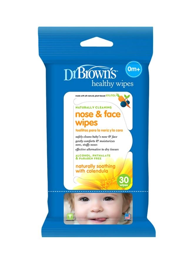 Pack Of 30 Nose And Face Wipes