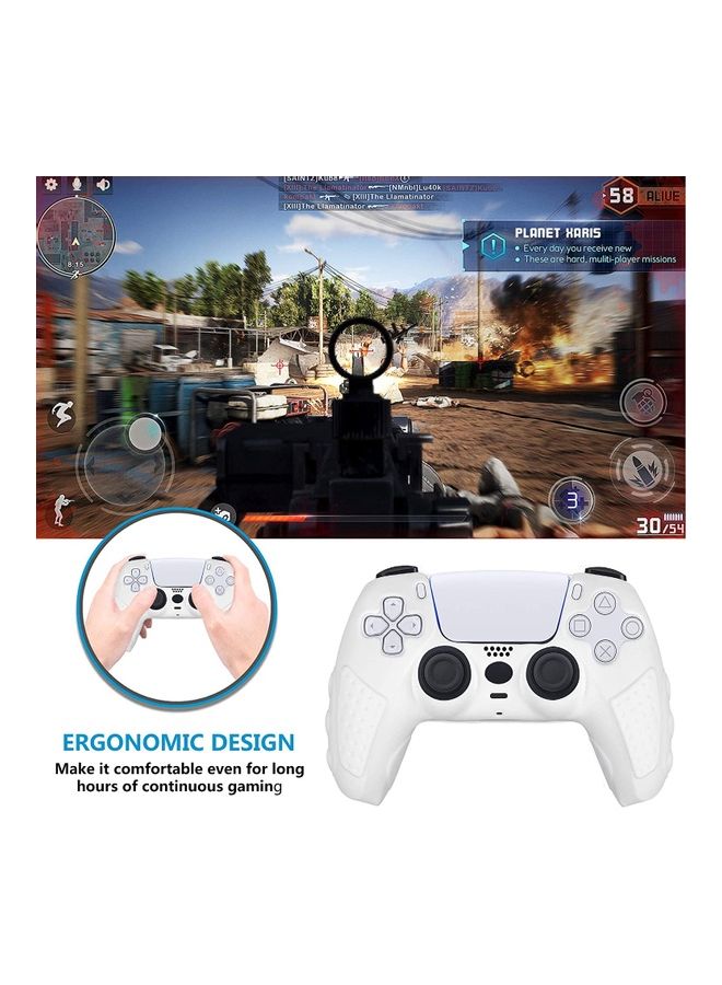 Anti Slip Silicone Grip Case Protector For Sony PlayStation 5 Controller