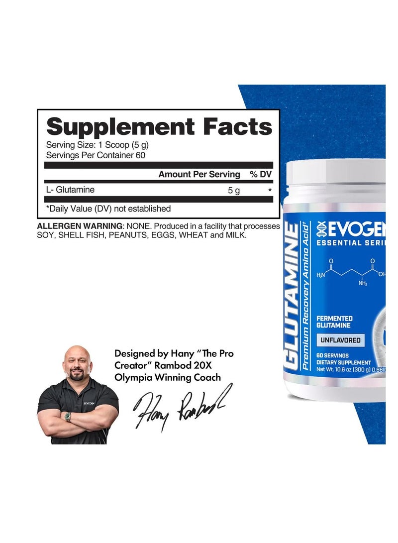 Glutamine Recovery Amino Acid Unflavored 300 g