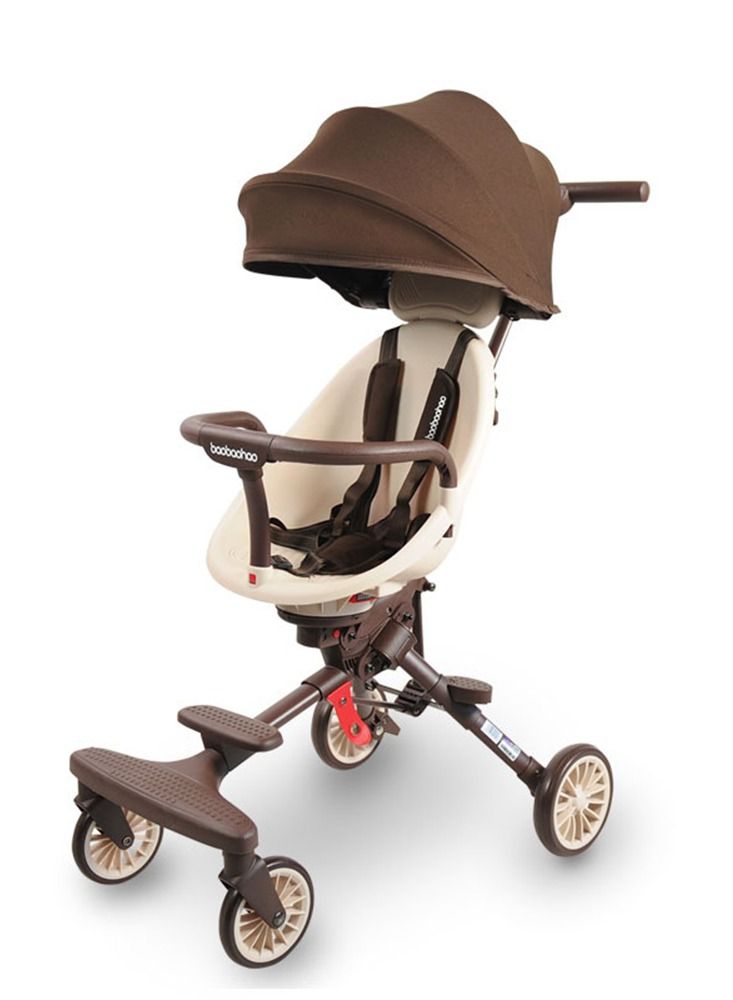 V7 Lightweight and Compact Baby Stroller with One Hand Easy Fold, Adjustable Handles and Soft Ride Wheels