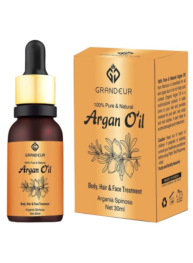 100% Pure & Natural Moroccan Argan Oil For Dry And Coarse Hair & Skin Care 90Ml Pack Of 3