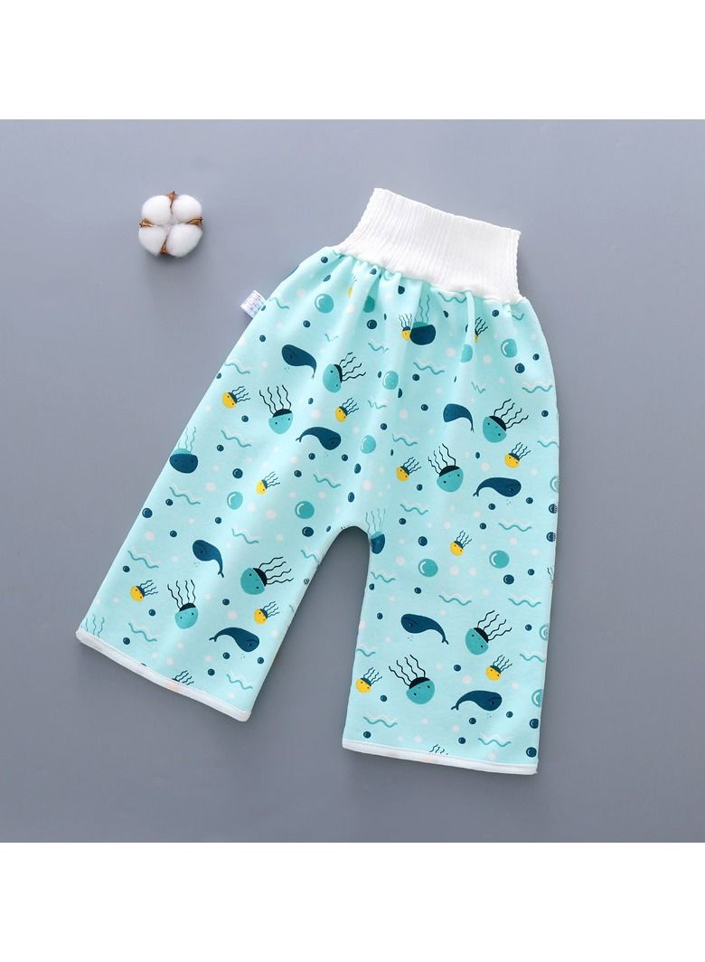 1Pcs Cotton Baby Pants Waterproof Underwear For Pee Nappy Diaper Pants Potty Training