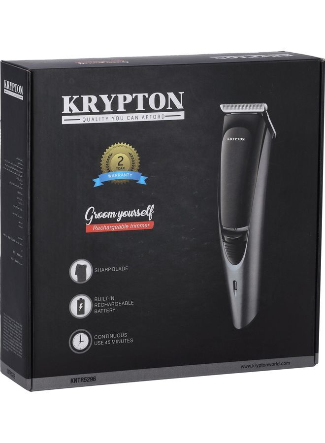 Rechargeable Hair Trimmer Grey