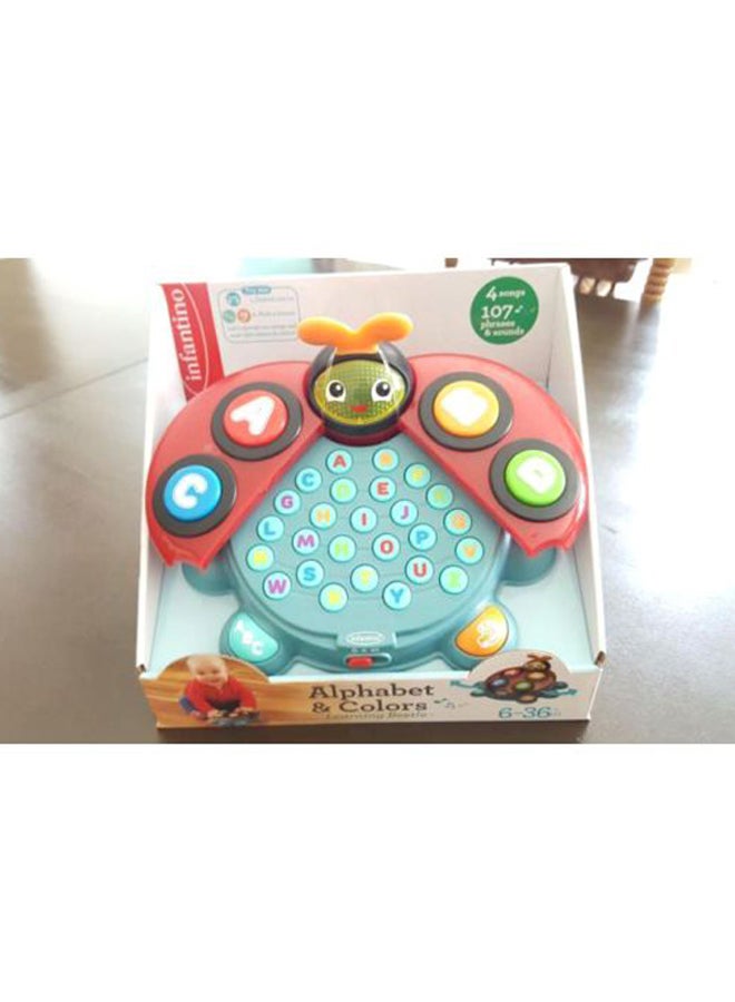 Alphabet And Colors Learning Beetle 212-012N 9.7x8x6.6inch