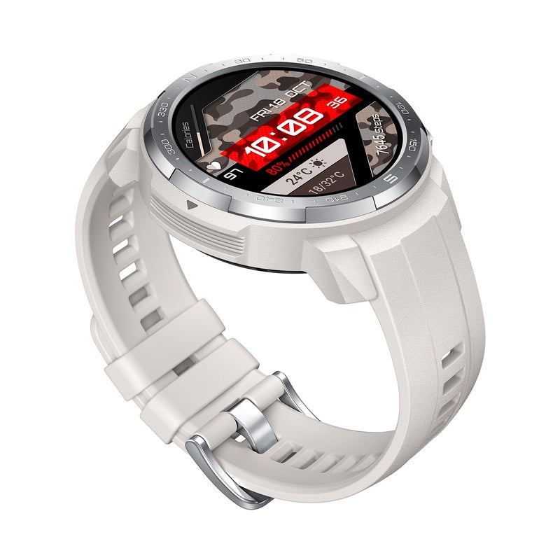GS Pro 5ATM Waterproof Multi-Function Smartwatch For iOS/Android Phones White